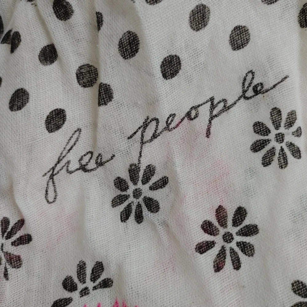 Free People Fabric Reusable Shoulder Tote Bsg - Image 5