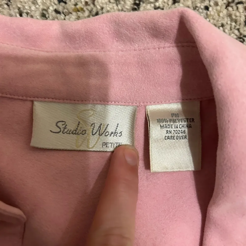 Studio Works Pink Button Down Shirt - Image 2