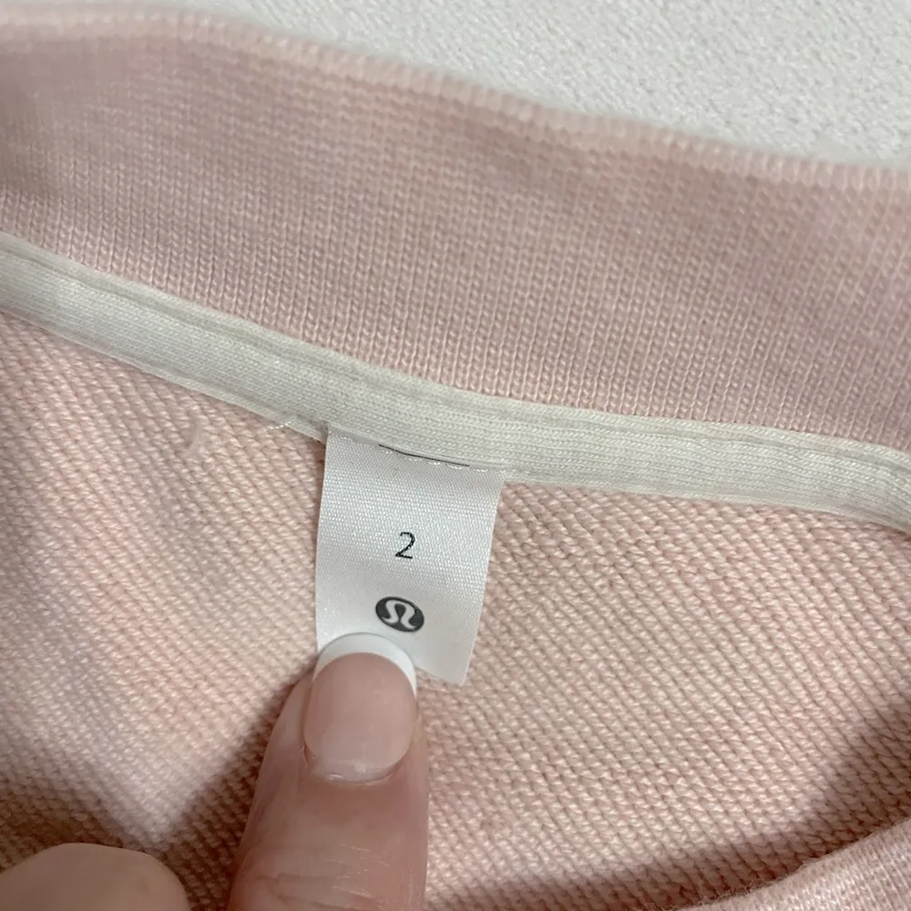 Lululemon Perfectly Oversized Crewneck Sweatshirt Pink Size 2 - Image 7