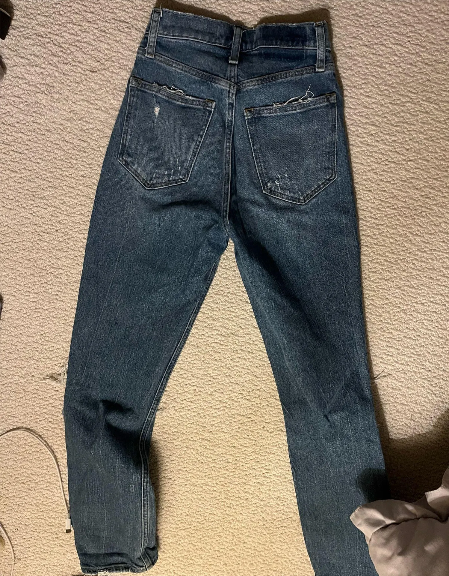 90s High Rise Jean Distressed - Image 3
