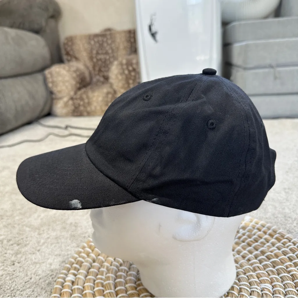 Figs Women’s Baseball Hat Cap Adjustable Strap Back in Black - Image 4