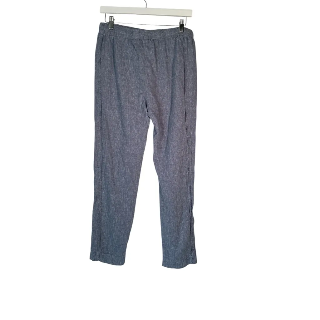 Ellen Tracy Women’s Blue Linen Pants Size‎ Medium - Image 2