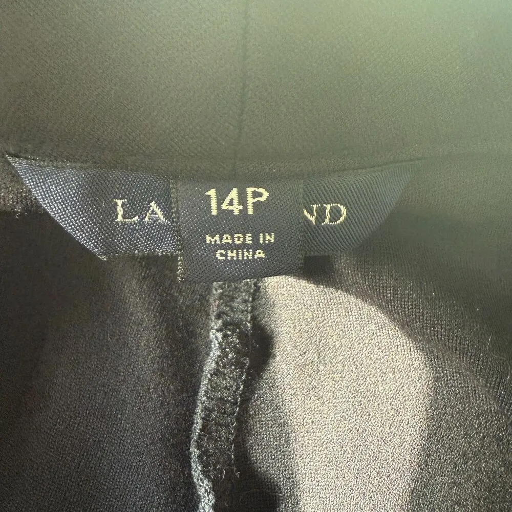 Lands End Ponte Knit Stretch Office Career Professional Work Dress Pant Size 14P - Image 4