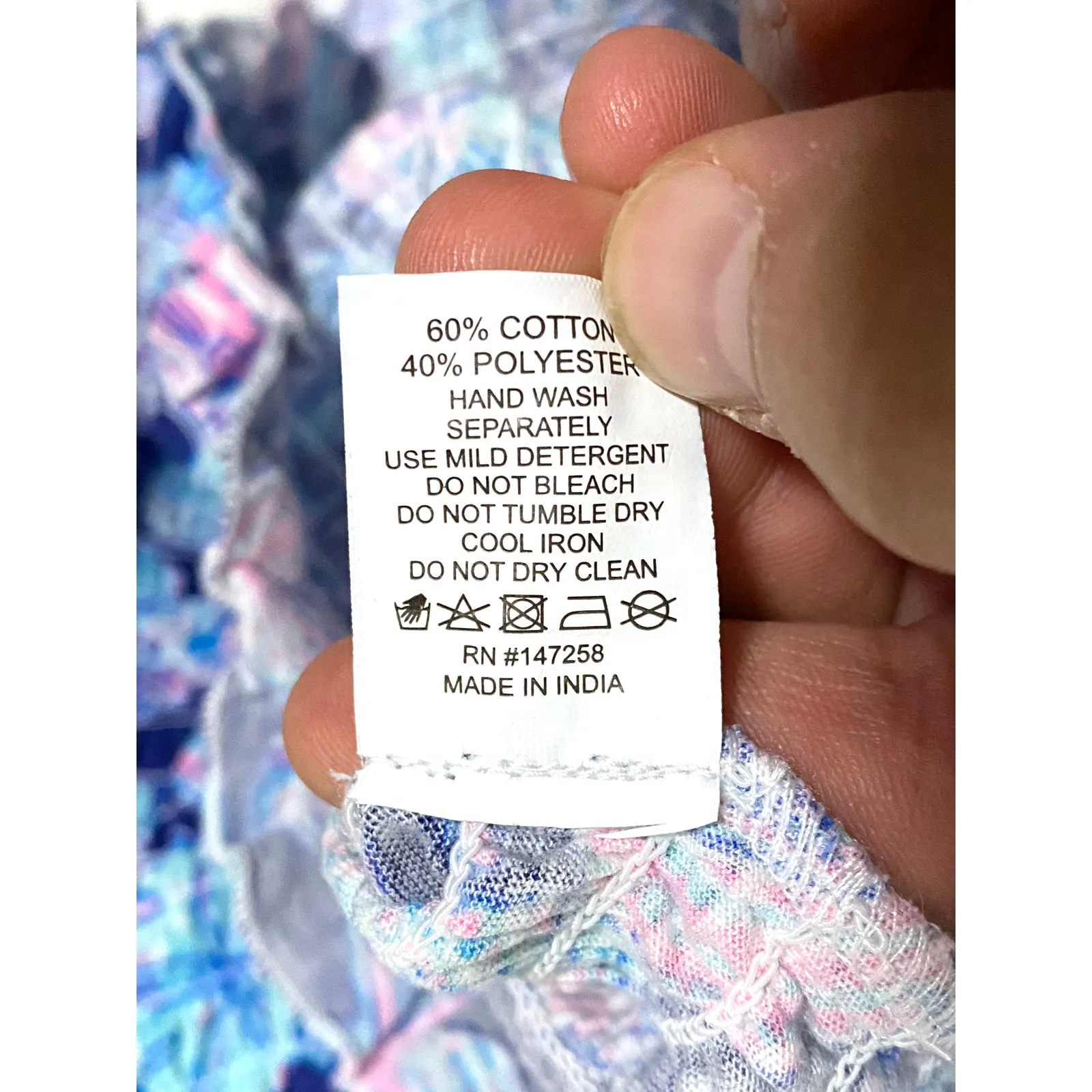 Simply Southern Seashell Crop Top M Smocked Coastal Nautical Preppy Beachy Boho - Image 6