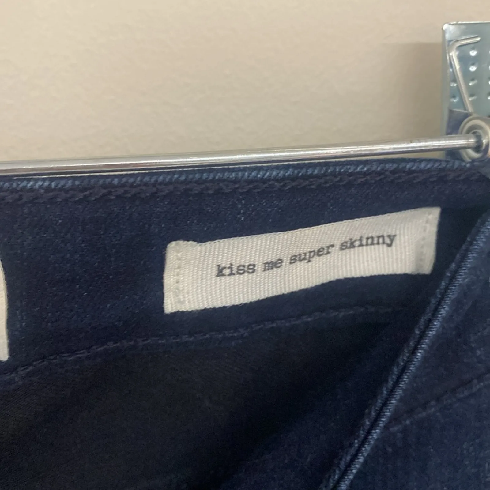 Jessica Simpson Kiss Me Super Skinny Dark Wash Jeans Size 25 - Image 6