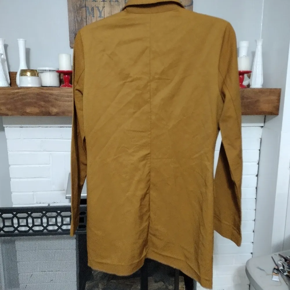 Elizabeth And James Tan Blazer Coat - Image 3