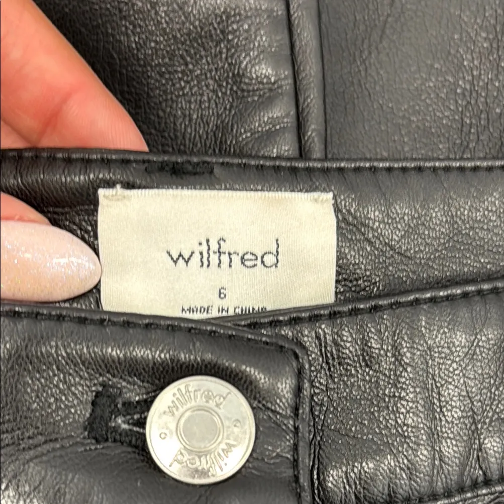 Aritzia Wilfred The Melina Pant Black Size 6 - Image 5