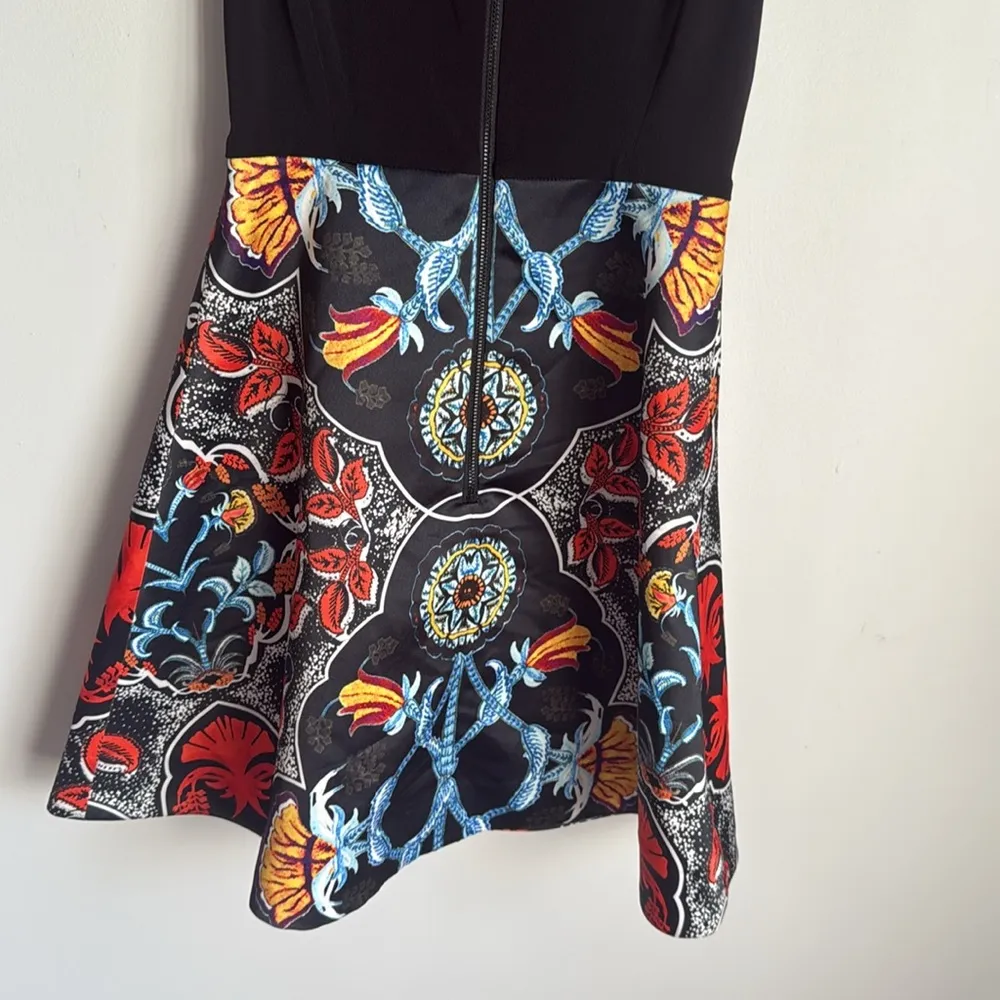 Alice + Olivia Kourtney Box Pleat Dress Baroque Multi 0 - Image 9