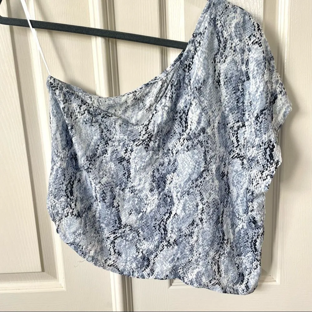 Olivaceous blue snake one shoulder top NWT - Image 4