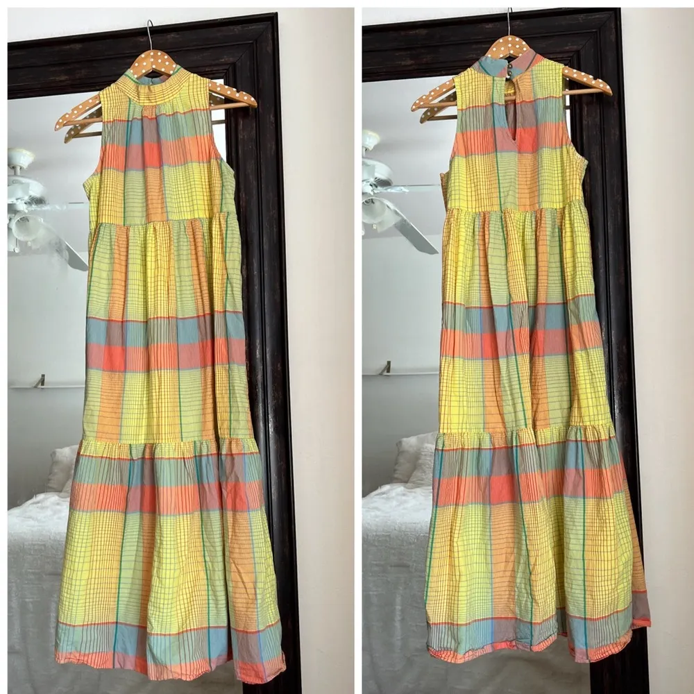 Urban Outfitters Greta Tiered Yellow Dress - Image 4