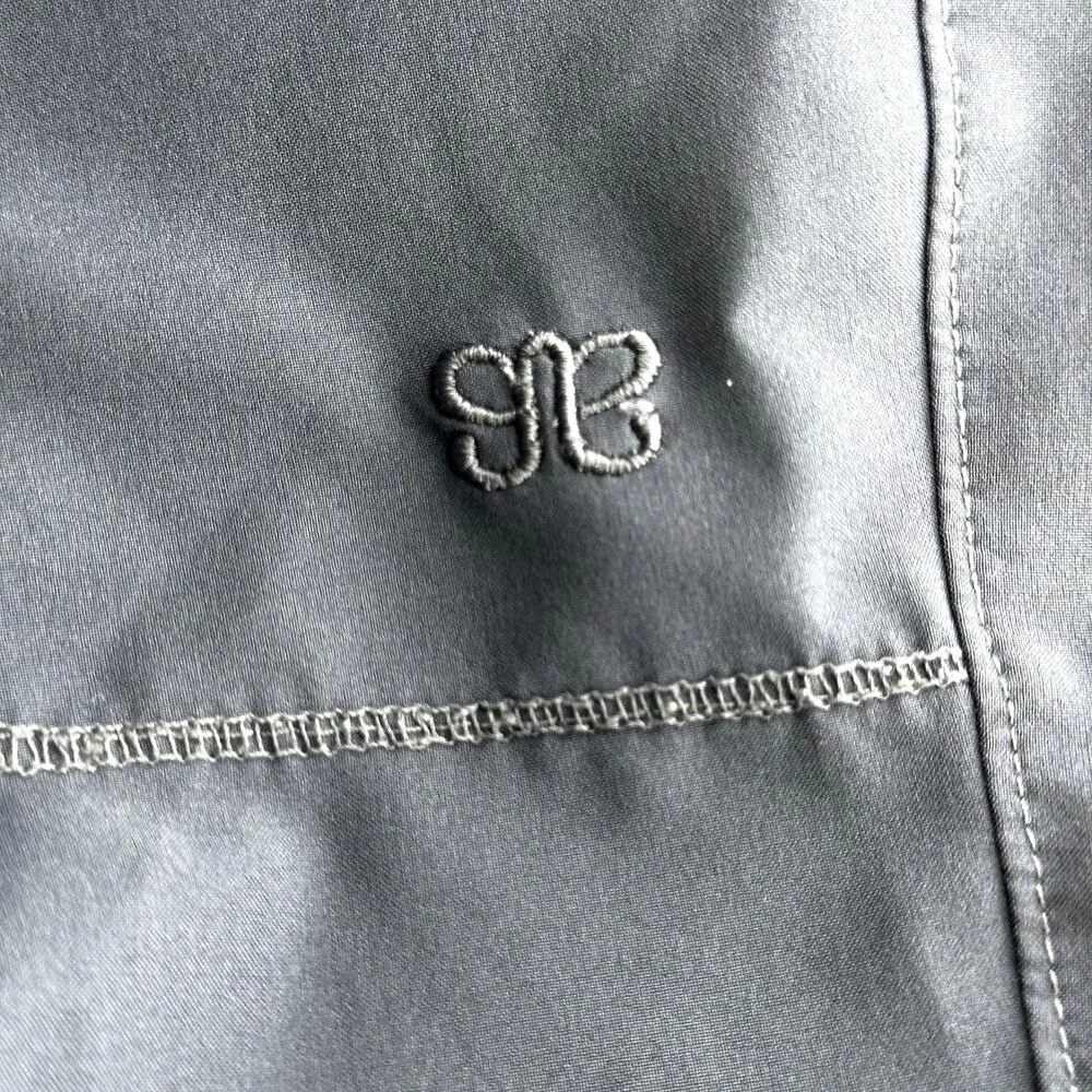 Albion Jetsetter Everywhere Jogger Pants Drawstring Gold Zipper Hem Indigo XS - Image 4