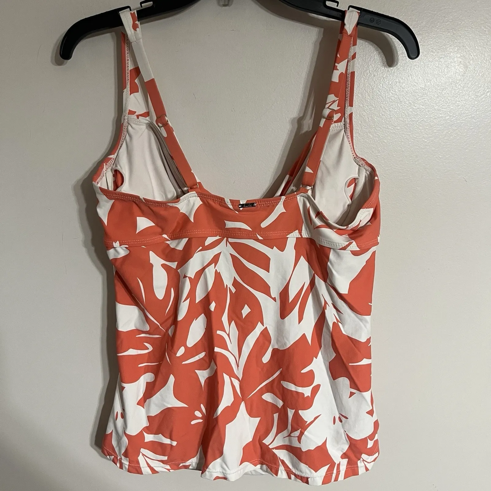 Anne Cole Twist Underwire Tankini Top Women's Floral Swimsuit Size 38DD / 40D - Image 14