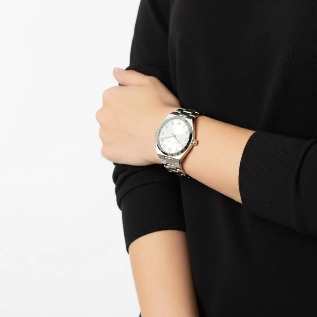 NWT Authentic Michael Kors Lennox Quartz Silver Dial Women's Watch - Image 2