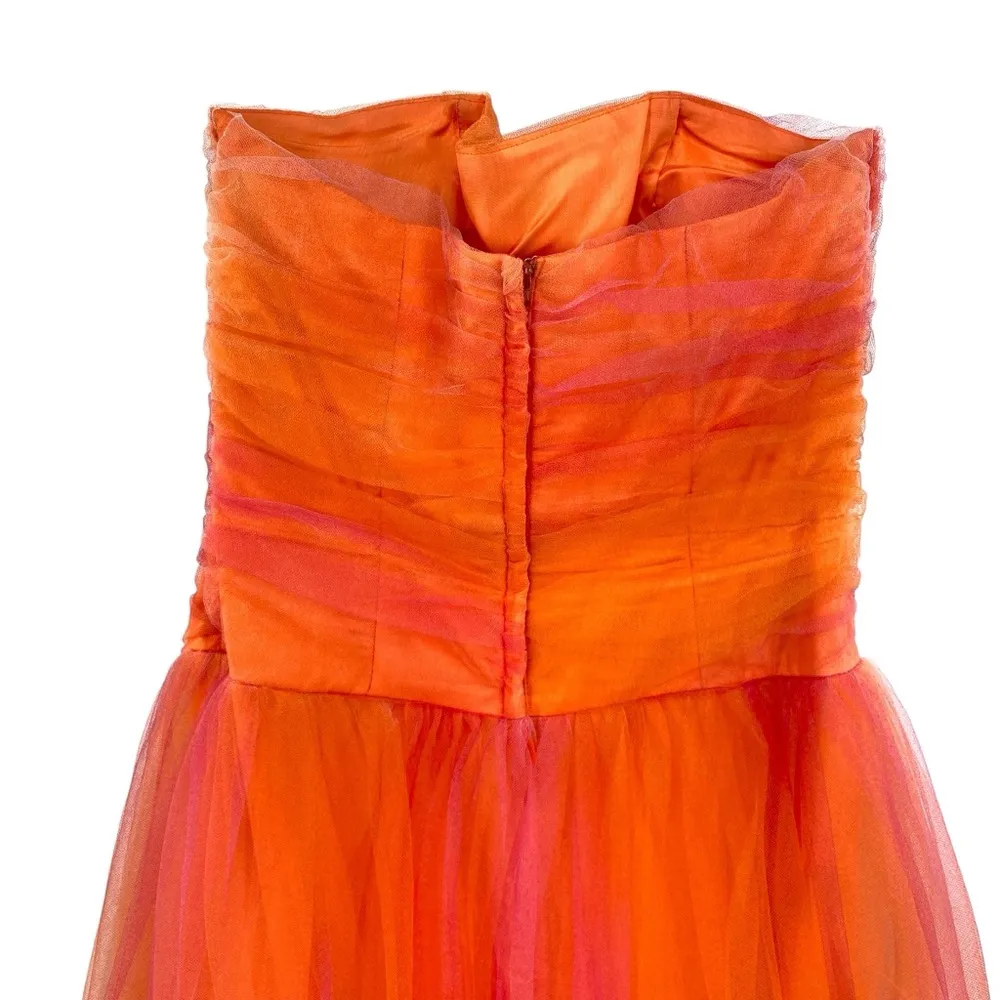 Vintage Jessica Mcclintock  Strapless Dress Party Prom Tulle - Image 6