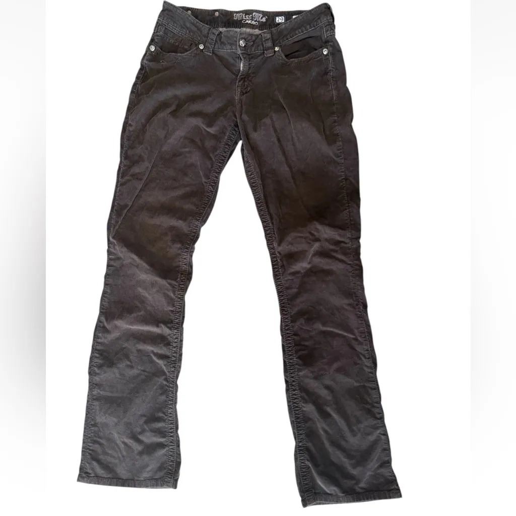 Miss Me Brown Corduroy Pants Women’s Size 29 Boot Cut - Image 2