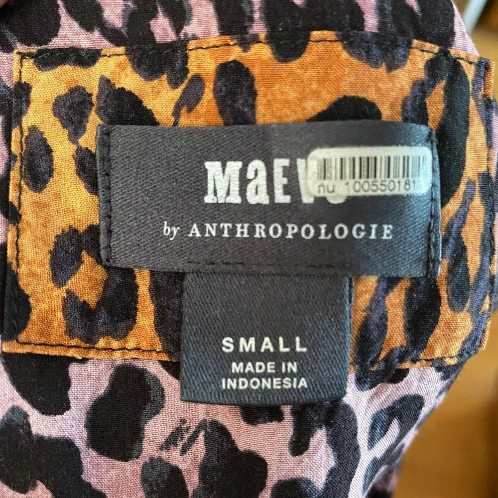 Anthropologie Maeve Wynn Cheetah Patchwork Hippie Coastal Granola Boho P… - Image 7