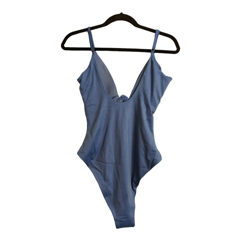 Andie The Santorini Horizon Blue One Piece Keyhole Cutout Adjustable Size XL New - Image 6