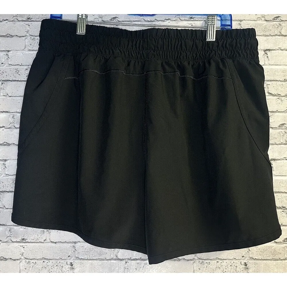 Avia Black 4" Athletic Running Shorts Moisture Wicking Quick Dry XL/16-18 - Image 6