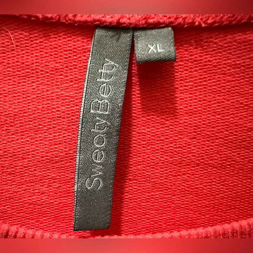 SWEATY BETTY Finsbury cropped sweatshirt with zip up sides size XL pink - Image 5