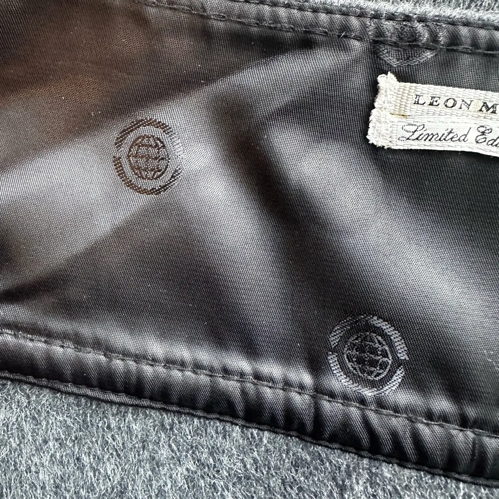 Leon Max Limited Edition Wool Mini Skirt Gray Size 0 - Image 8