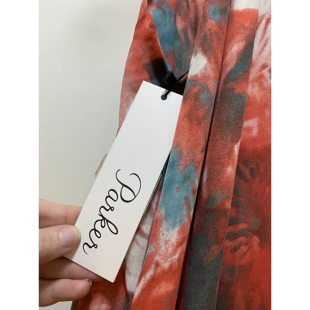 Parker Dress Womens XS Maxi Sleeveless Ruffle Abstract Floral NWT - Image 5