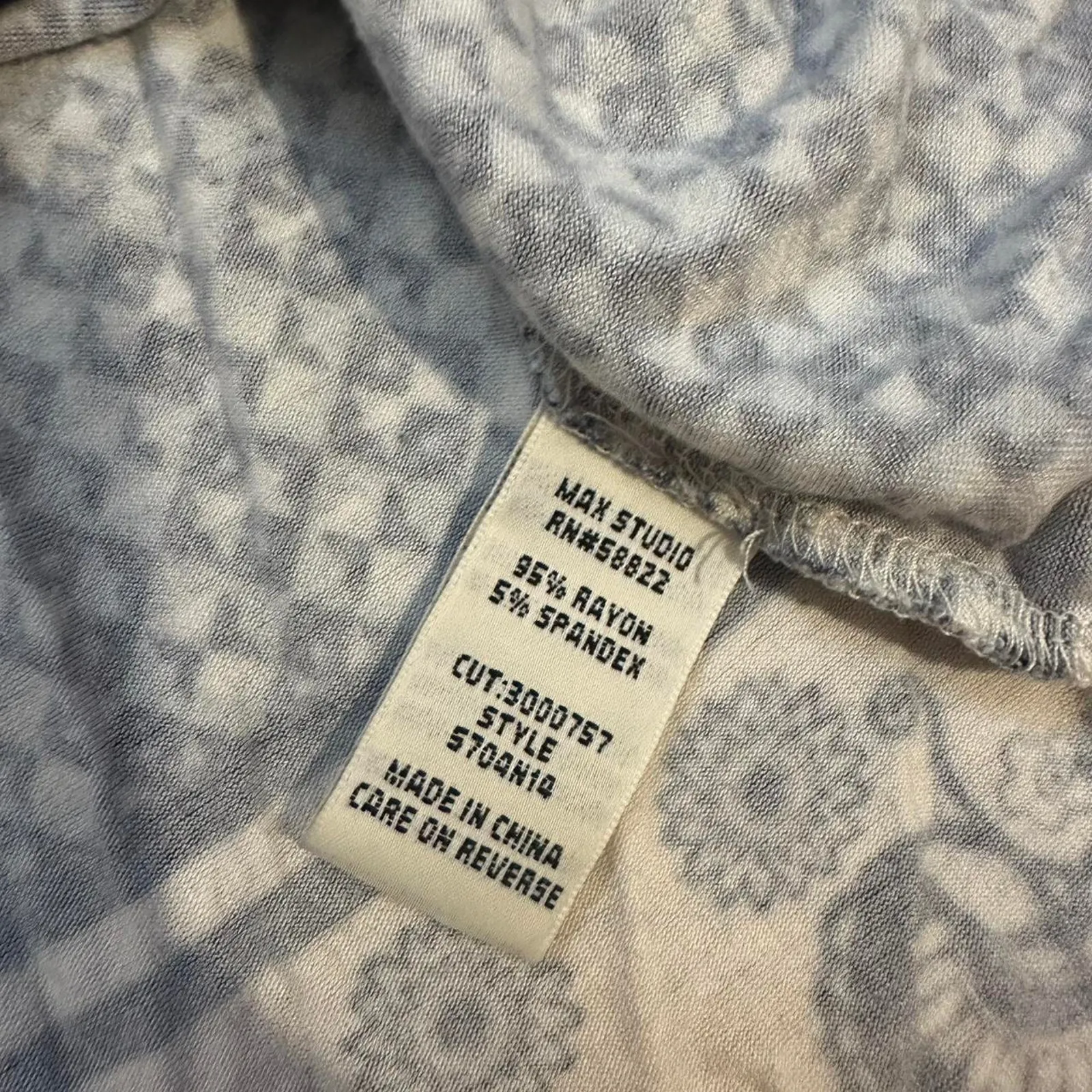 Blue and white maxi skirt - Image 4