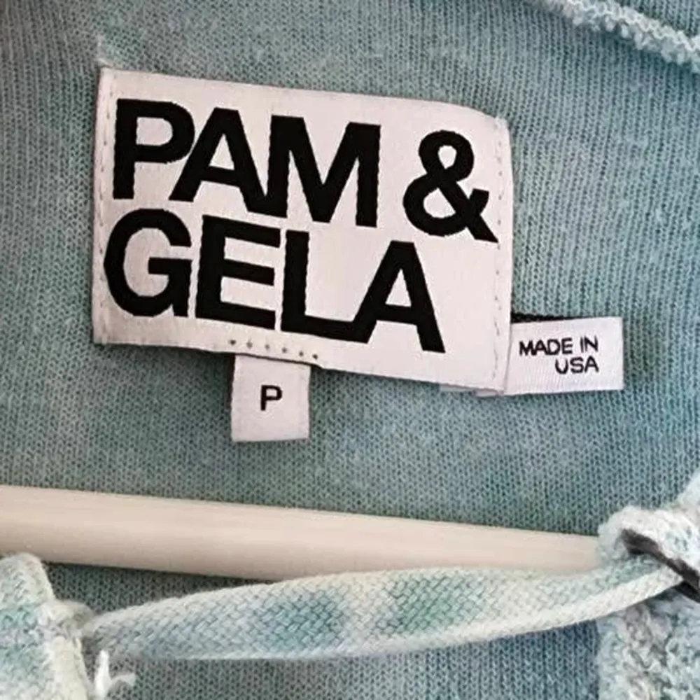 Pam & Gela Cotton Modal Hooded Side Split Hoodie Sweater Pullover Size XS - Image 4