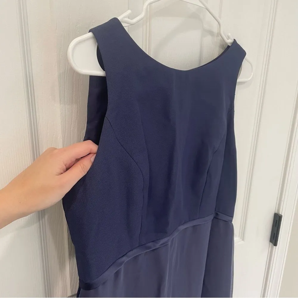 Vivian Dessy Diamond Dessy Creations Vintage Dark Lavender Dress Women’s Size 8 - Image 7