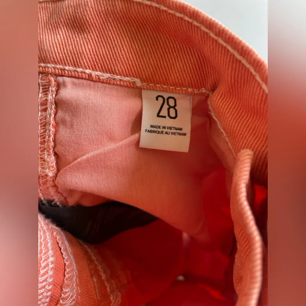 BDG  Orange Cargo Denim Shorts - Image 5