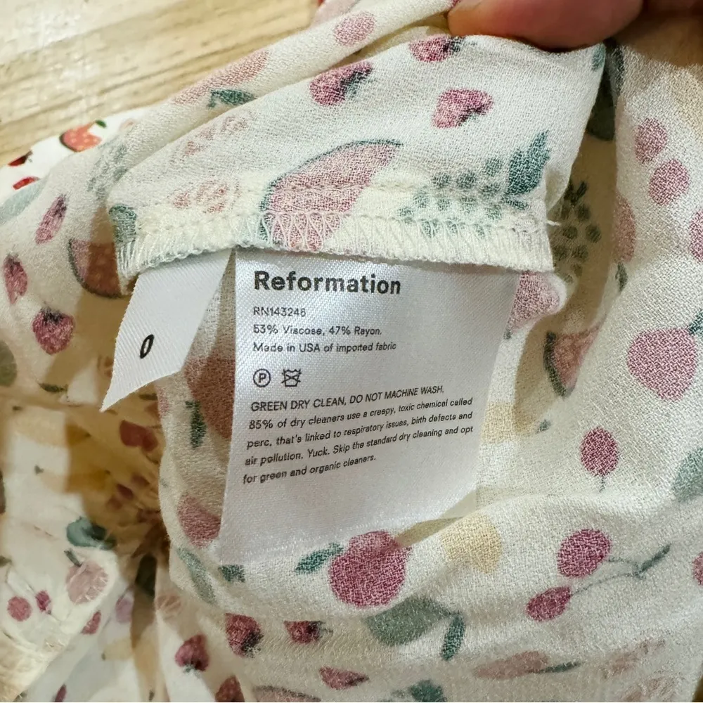 Reformation fruit midi dress NWT - Image 7