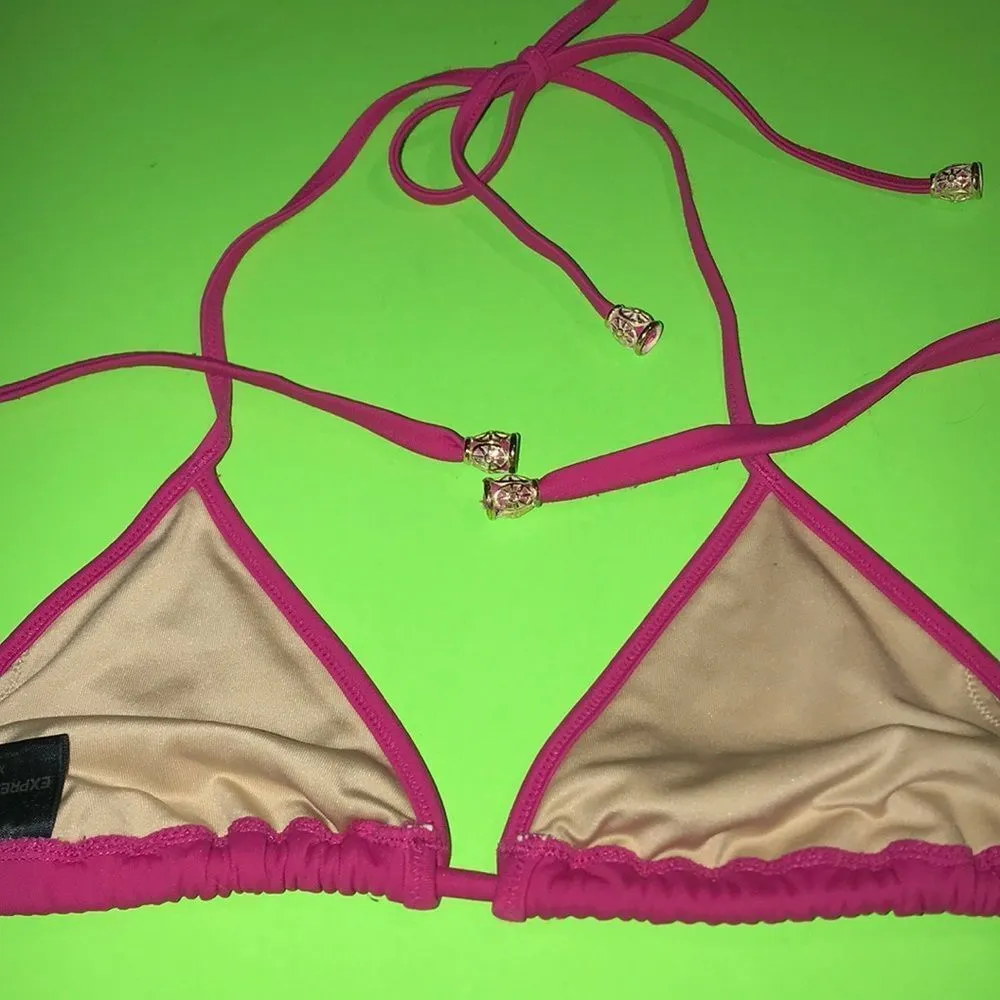 EXPRESS  Bikini Top Pink - Image 6