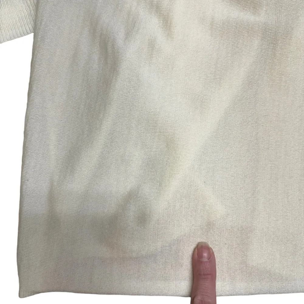 NWT City Chic Refinity Double Take Knit Jumper Sweater Cream Coastal Size 12 - Image 12