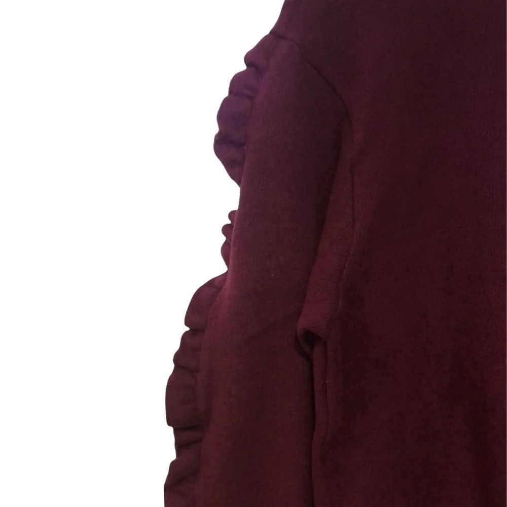 A New Day Long Sleeved Eggplant Sweater - Image 6