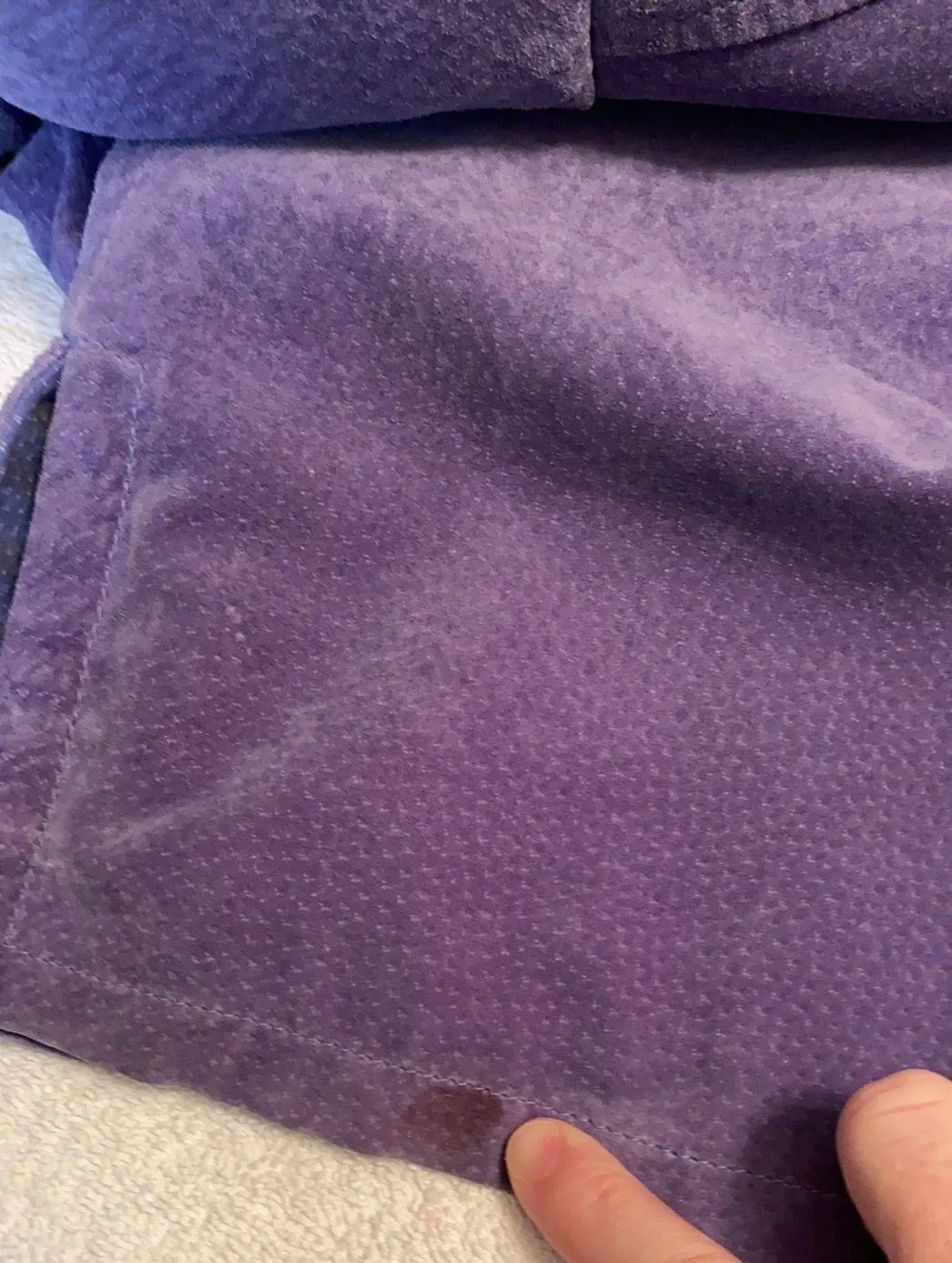 leather jacket lavender size Med - Image 10