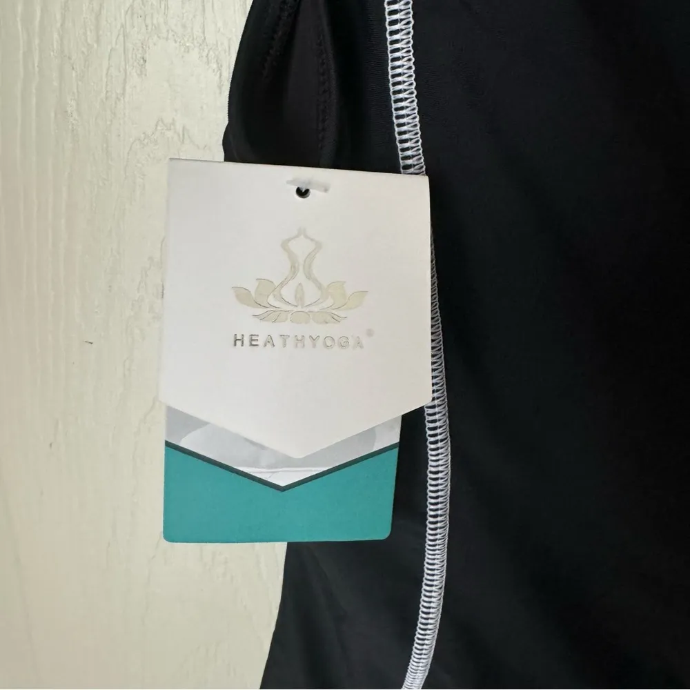 Heathyoga Women's Competitive One Piece Swimsuit with Tummy Control and … Black Size M - Image 8