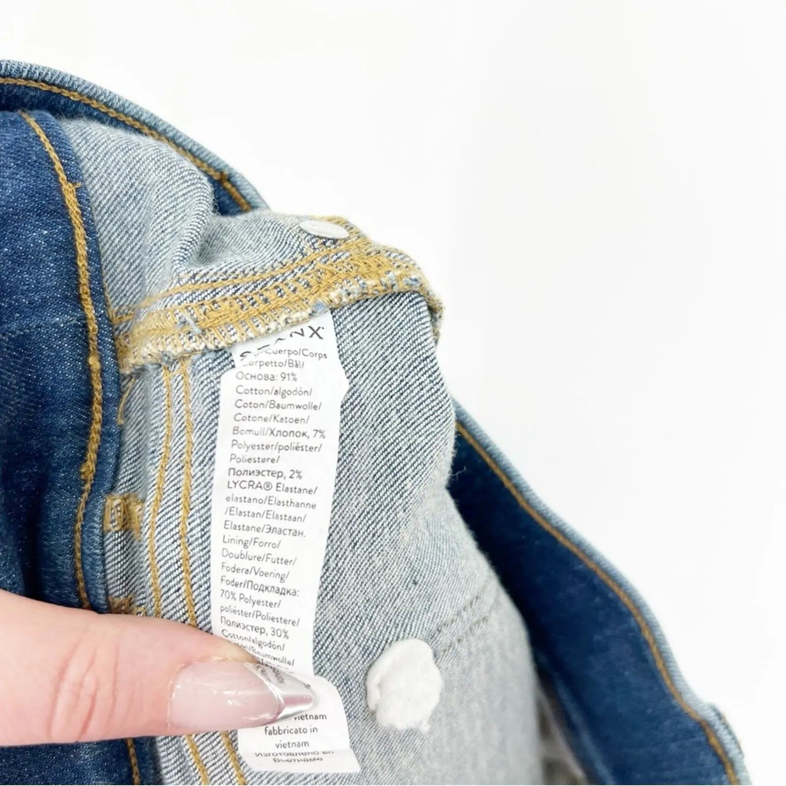 SPANX Everywear Pull on Flare‎ Jeans M Blue - Image 6