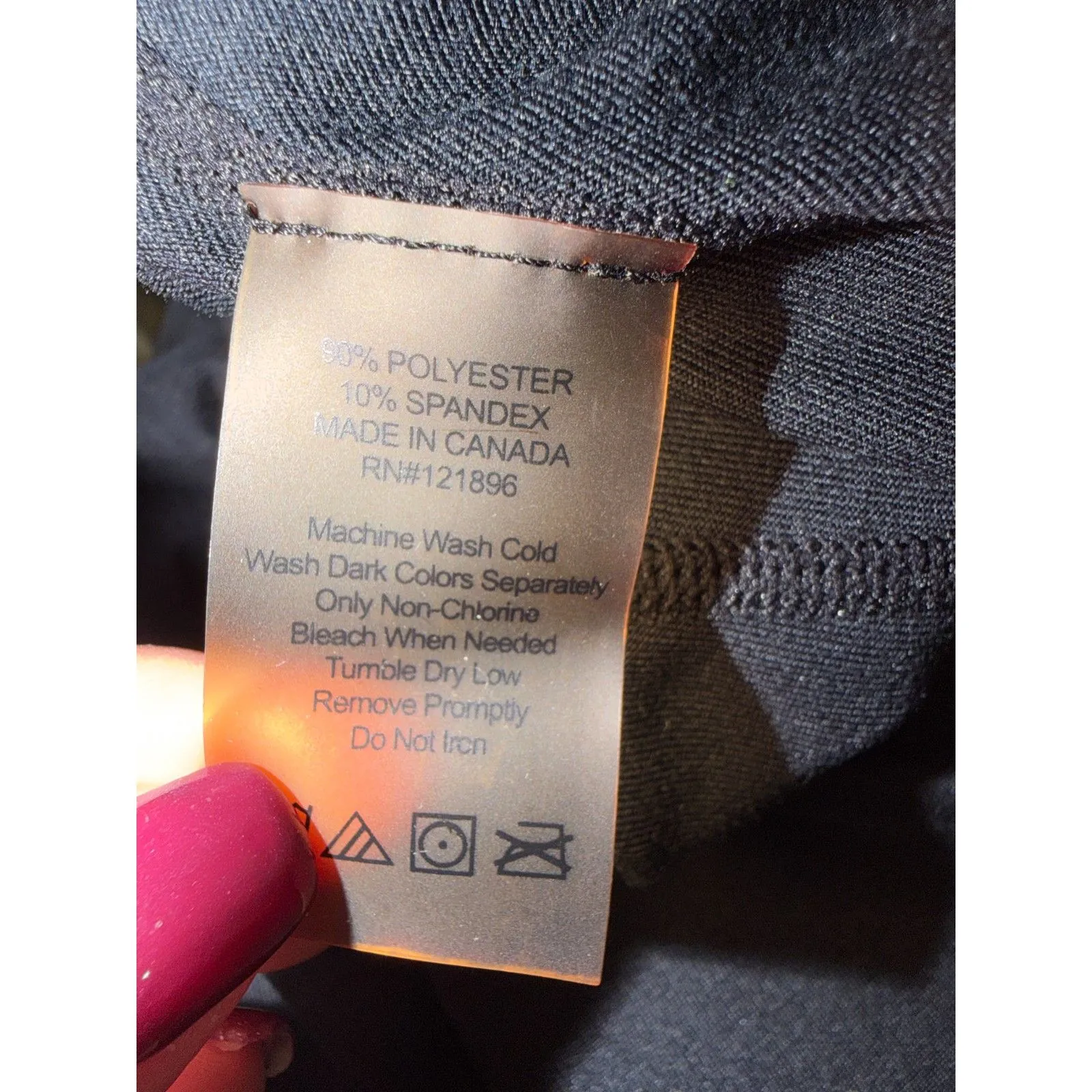 Title Nine Black Straight Flare Leggings Size Medium - Image 4