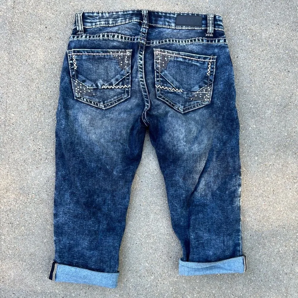 Daytrip Aries Stretch Cropped Jeans Size 26 - Image 3