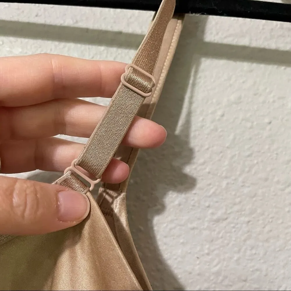 Soma Nude Full Coverage Padded Bra Womens 34D Tan Underwire Adjustable Strap Size undefined - Image 3