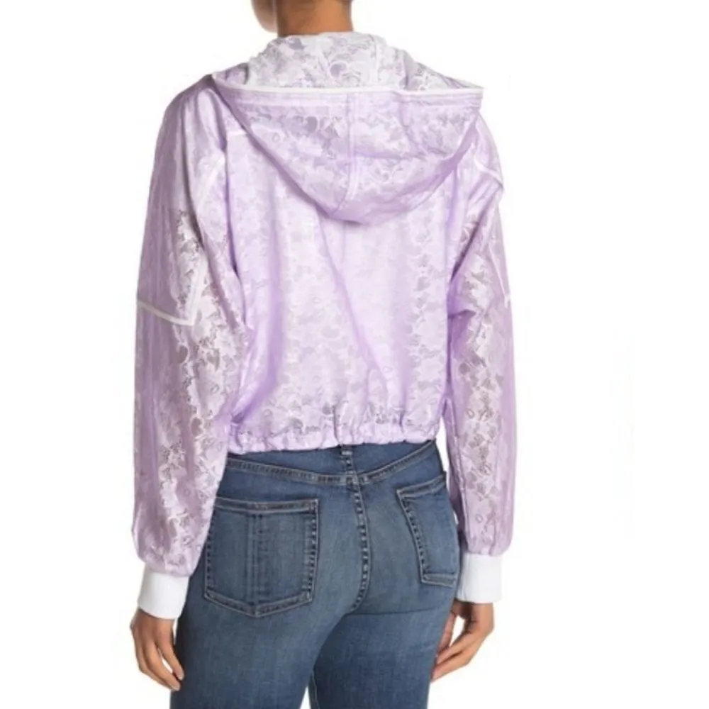 VERONICA BEARD Mya Lace Zip Up Hoodie Size small - Image 4