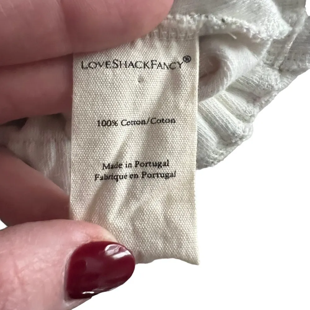 Love Shack Fancy  - Bascom Floral One Piece Romper Sz L - Image 13