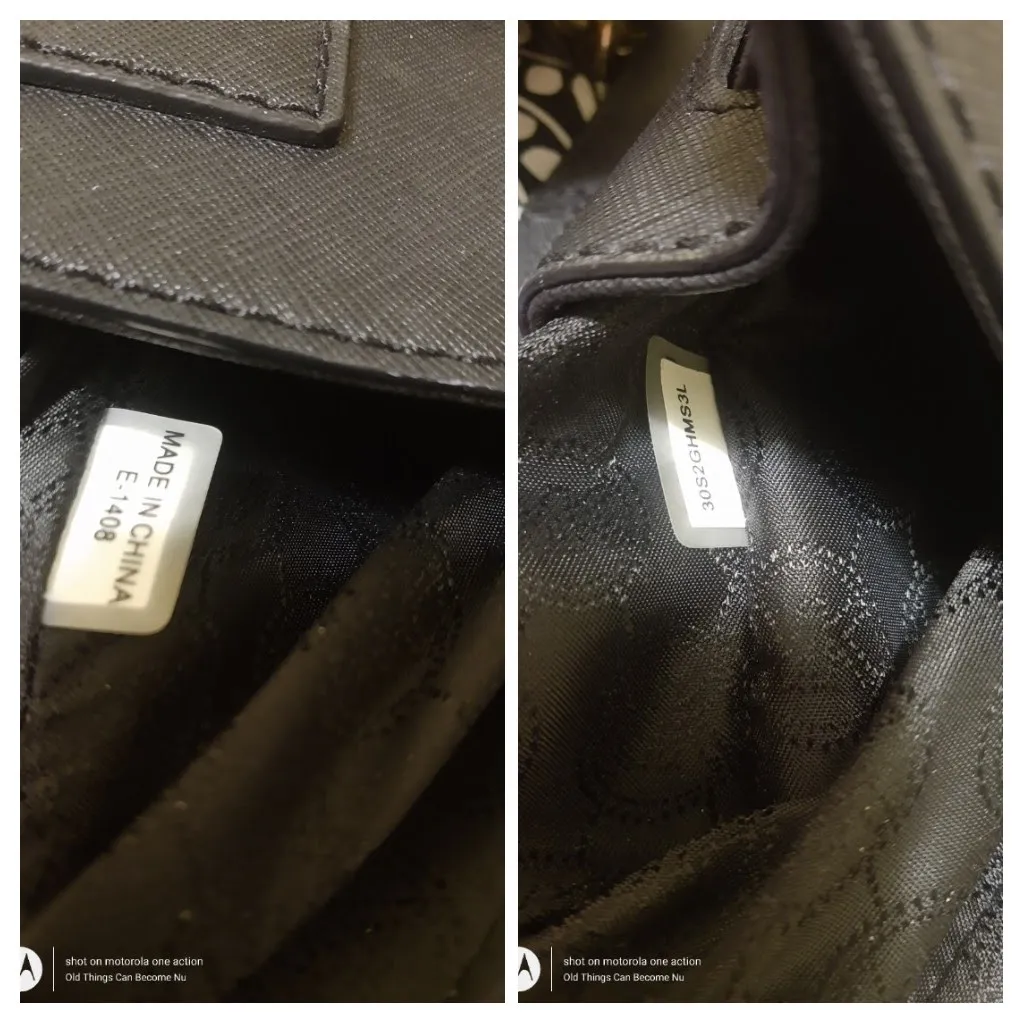 Hamilton Saffiano Medium Black Leather Handbag - Image 6