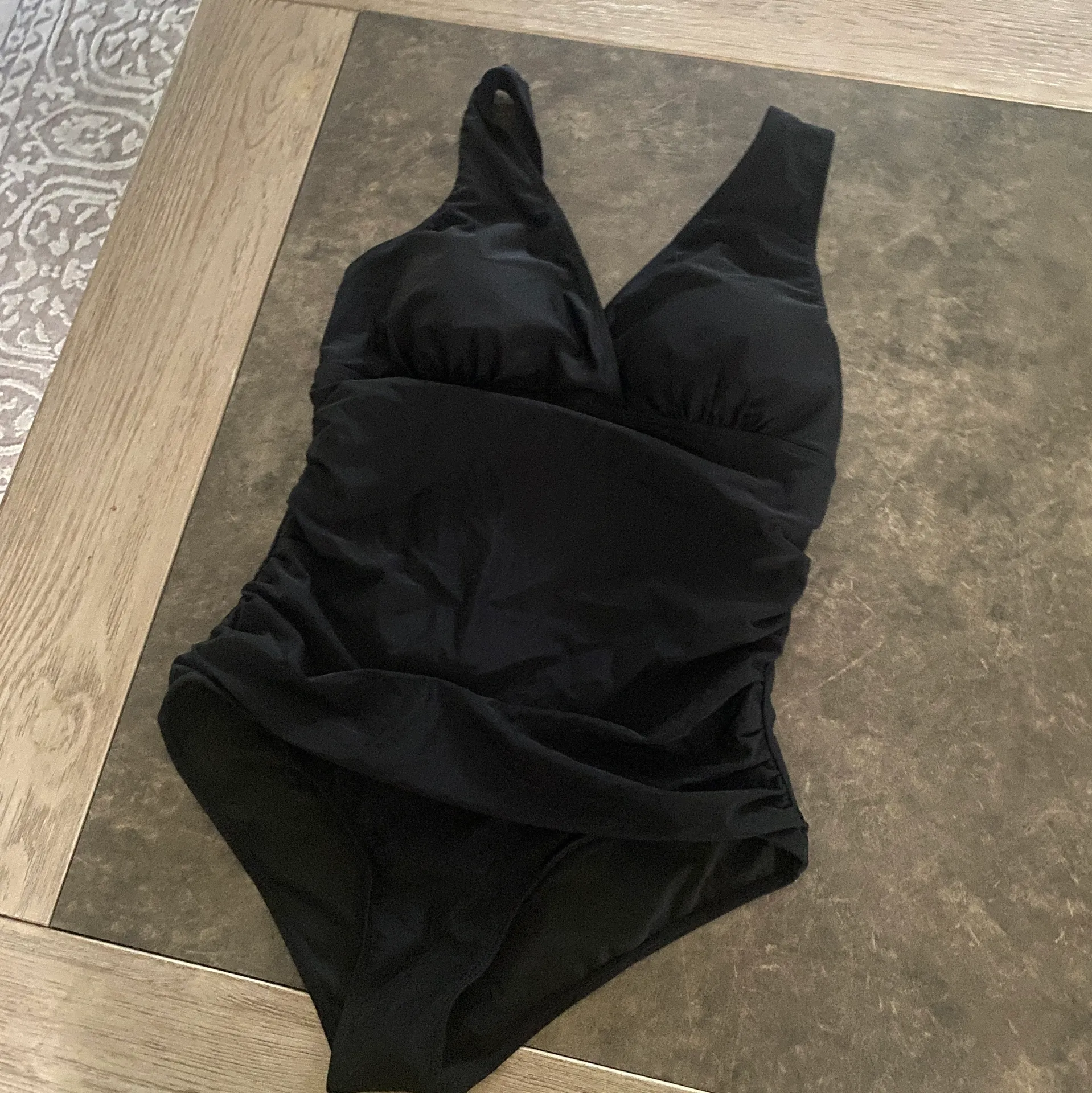 Aqua Eve Women Plus Size One Piece Swimsuits Tummy Control Bathing Suits V Neck Ruched Swimwear - Image 6