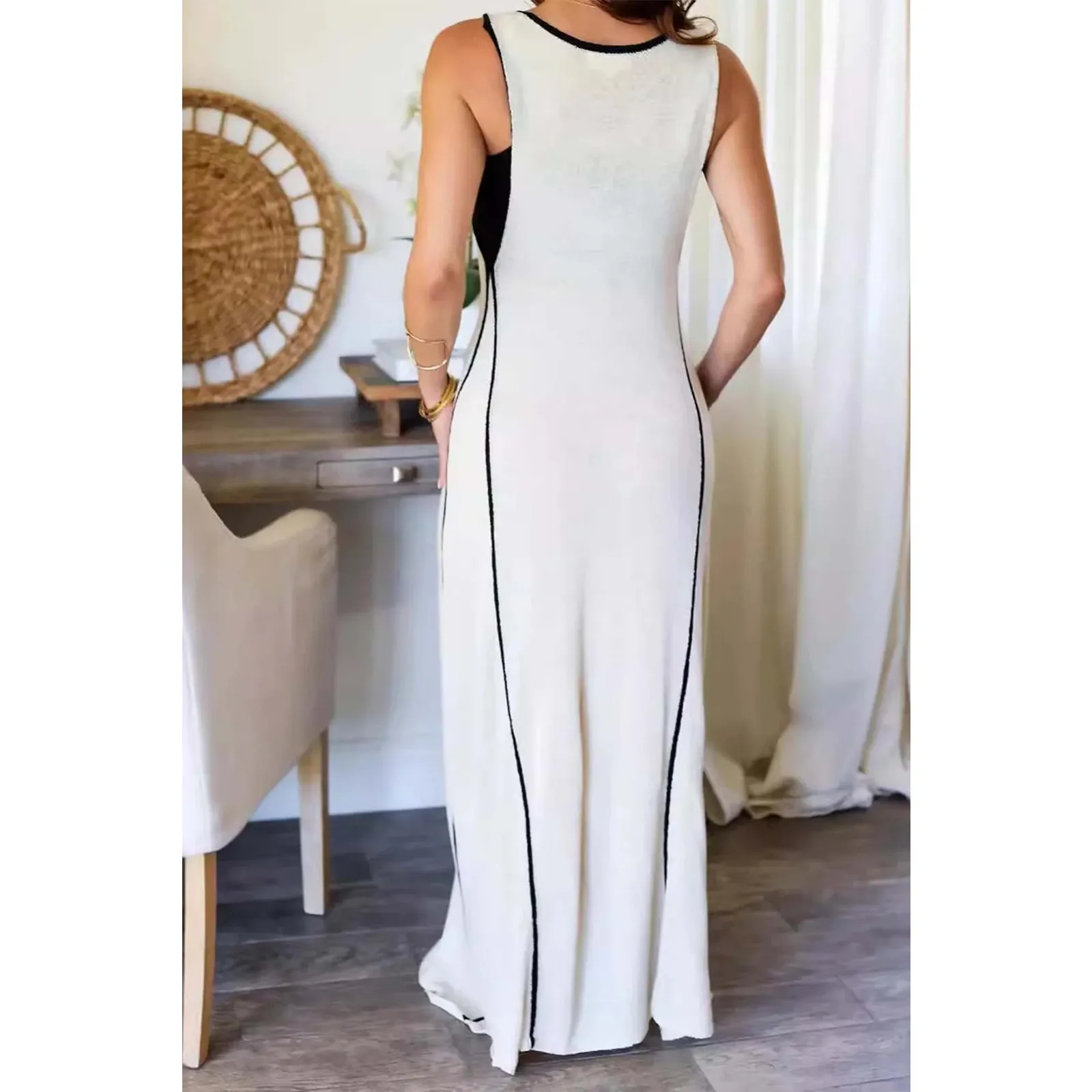 Amable By Mable Sweater swim coverup/dress size small Black - Image 4