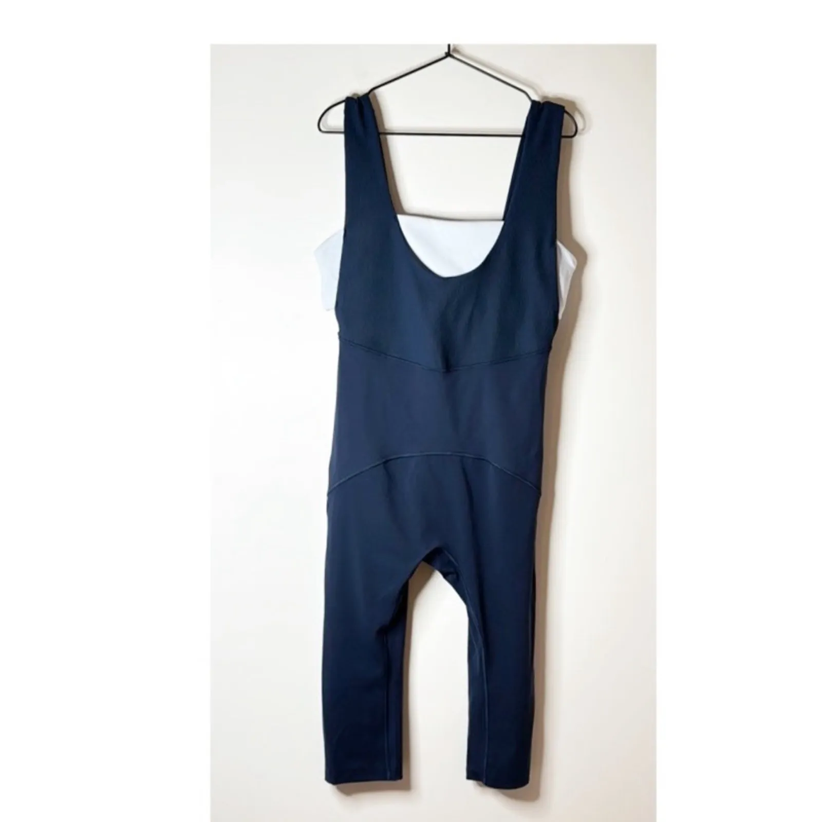 RARE Free People Movement She’s A Maniac Jumpsuit One Piece Blue XL - Image 2