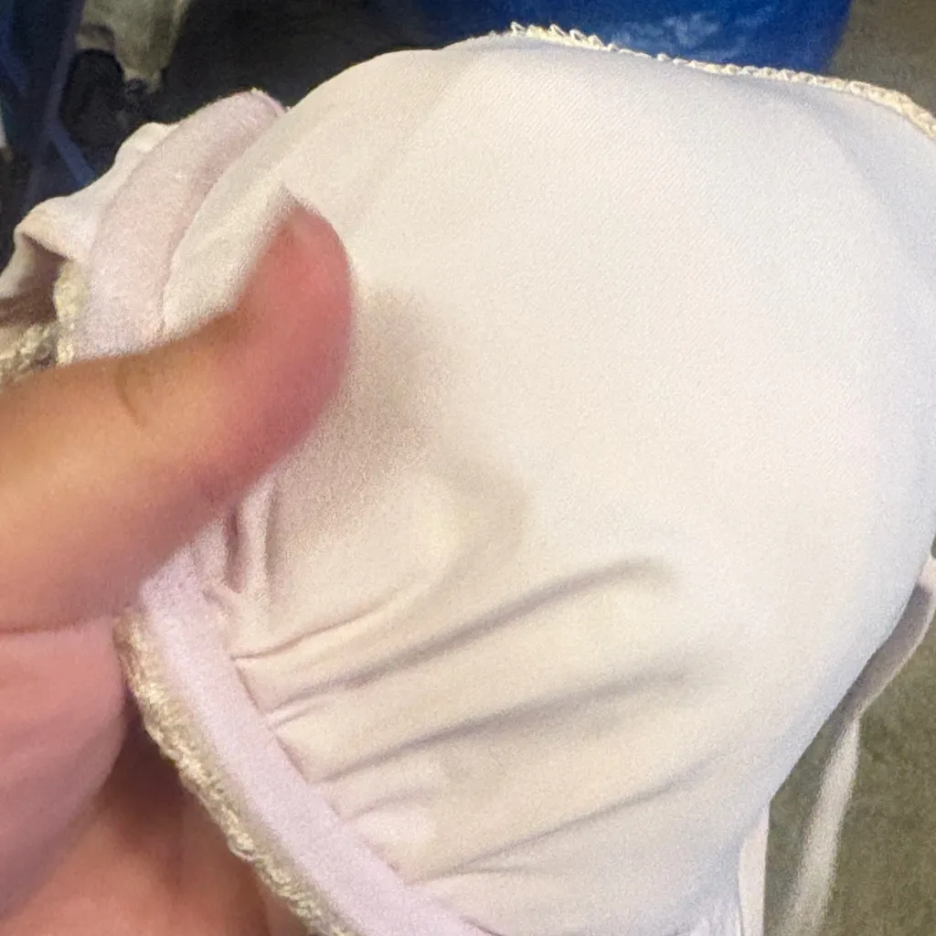 Shade and shore swim crocheted Elegant Lace Women's Bra 34D - Image 9