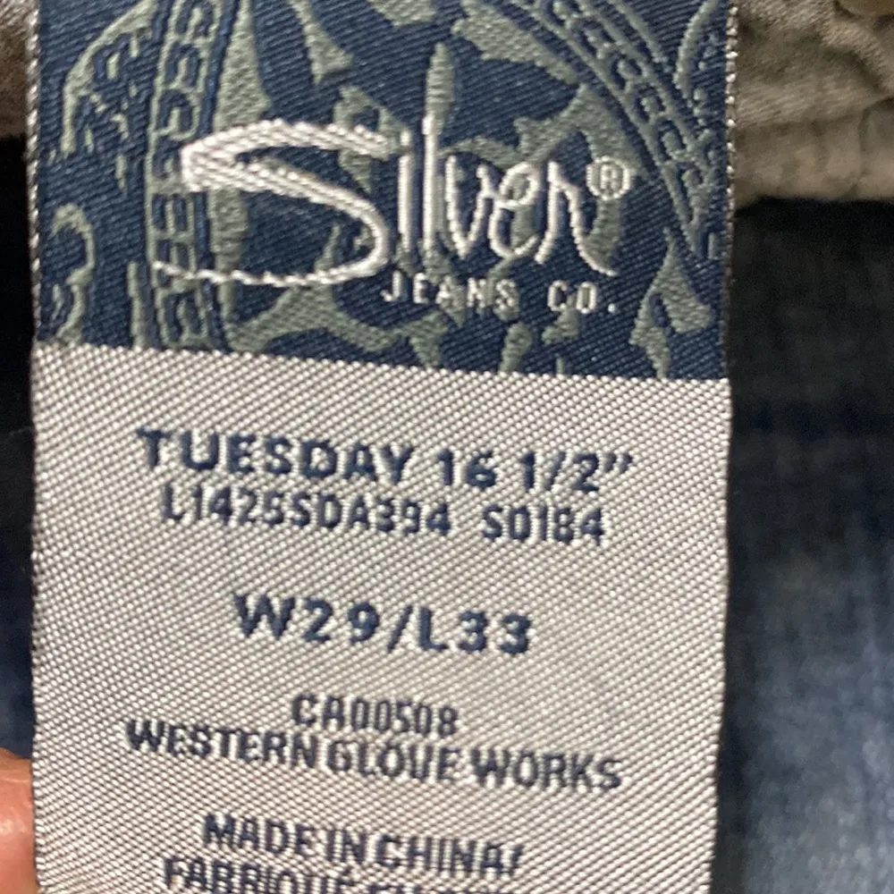 Silver Tuesday womens blue jeans size 16 1/2 - Image 7