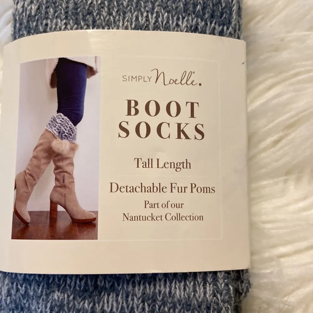 Simple Noelle boot socks tall length see pictures - Image 2