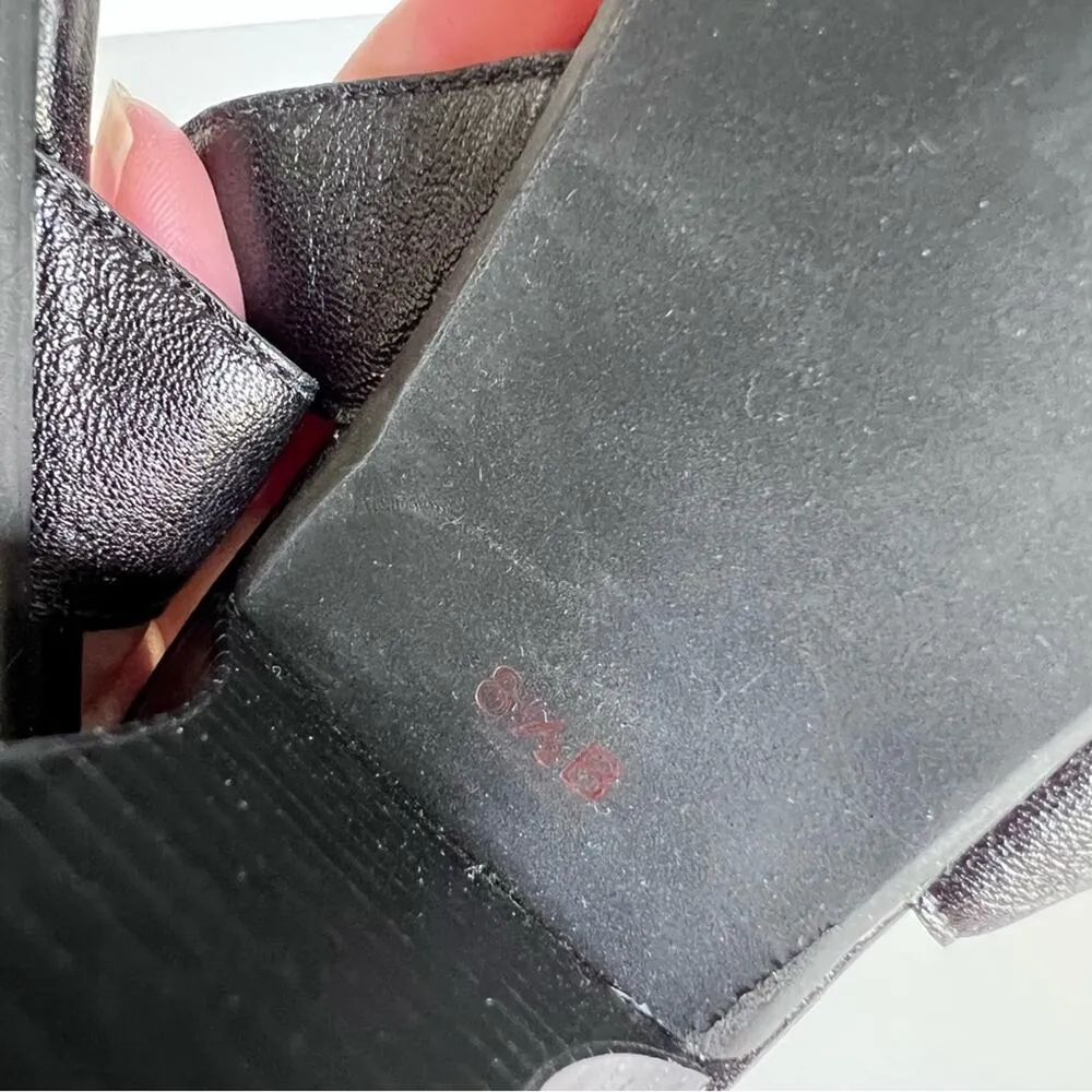 Talbots Black Leather Sandals 8.5 - Image 13