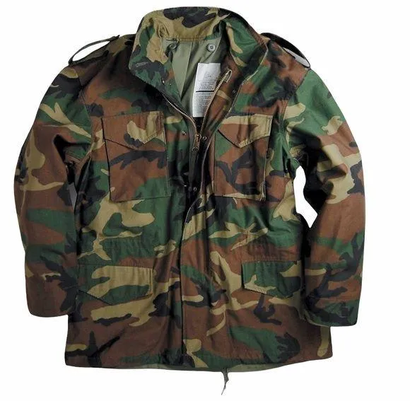 Vintage: Golden Mfg ☮︎︎ Military M65 Field Jacket ☮︎︎ Camoflague Original Issue Size XS - Image 1